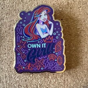 Disney Ariel Pin - Purple and Gold